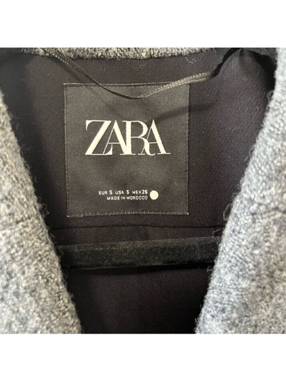 ZARA WOMAN ZW COLLECTION Combined Wool Coat - Picture 9 of 13